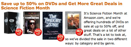 Amazon Sci-Fi DVDs