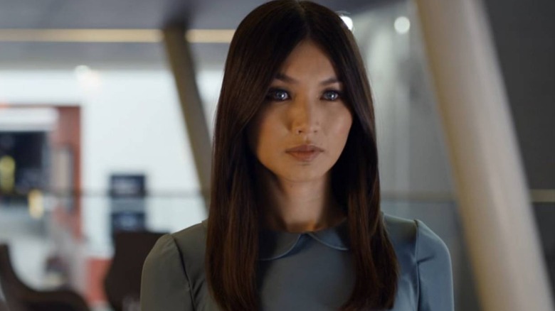 Anita Hawkins (Gemma Chann) standing in a house on Humans