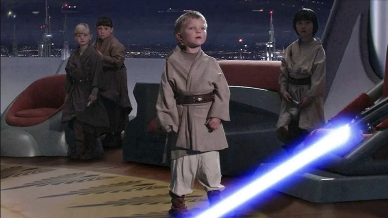 Young who looks at Anaakin before he kills them all in 