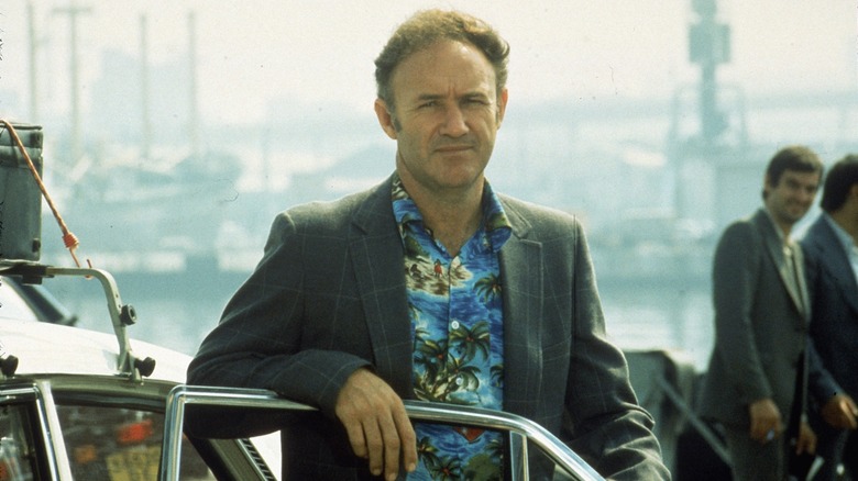 Popeye Doyle observes the dock of Marseilles in French Connection II