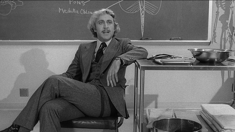 Gene Wilder in Young Frankenstein