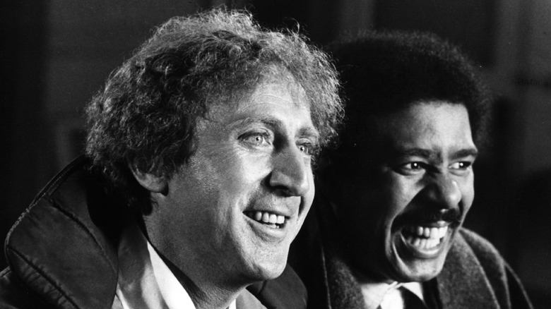 Gene Wilder and Richard Pryor laugh together