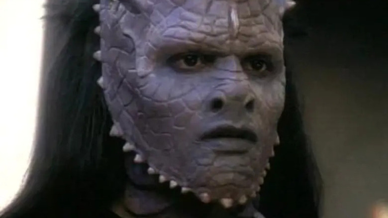 A closeup of a Jem'Hadar teenager on Star Trek: Deep Space Nine