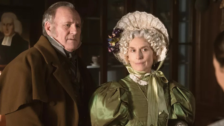 Peter Davison and Amelia Bullmore in Gentleman Jack