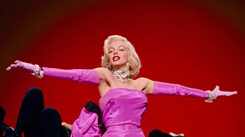 Marilyn Monroe Diamonds are a girl's best friend in Gentlemen Prefer Blondes