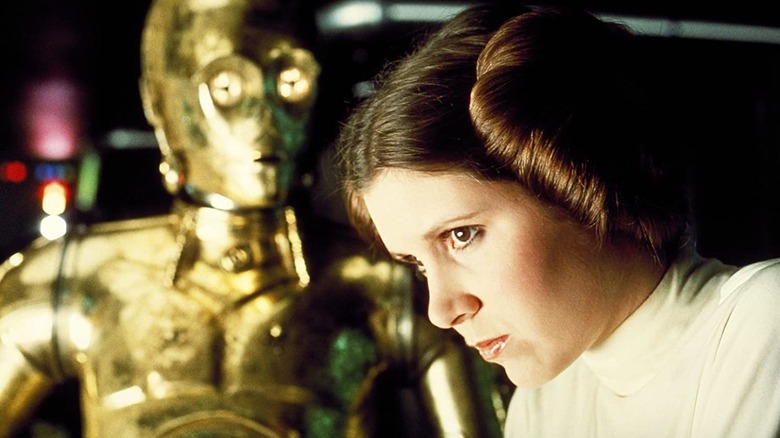 Carrie Fisher in Star Wars: A New Hope