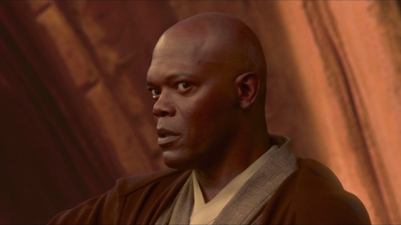 Samuel L. Jackson in Star Wars: Episode II - Attack of the Clones