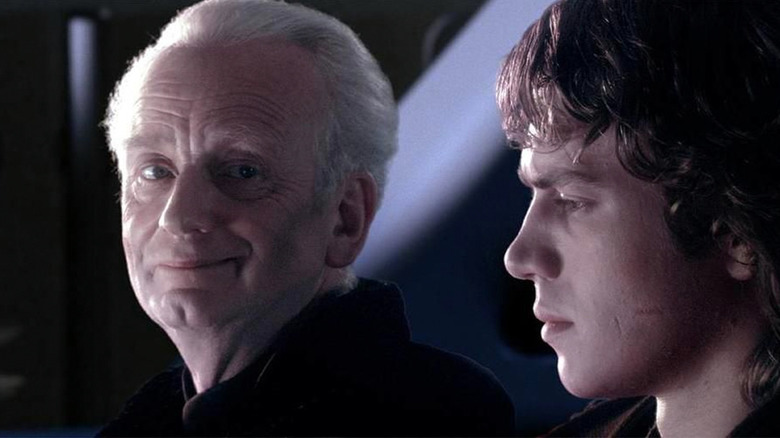 Ian McDiarmid and Hayden Christensen in Star Wars: Episode III — Revenge of the Sith