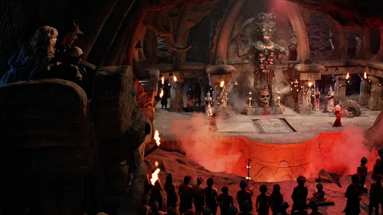 The Kali Ma temple in Indiana Jones and the Temple of Doom