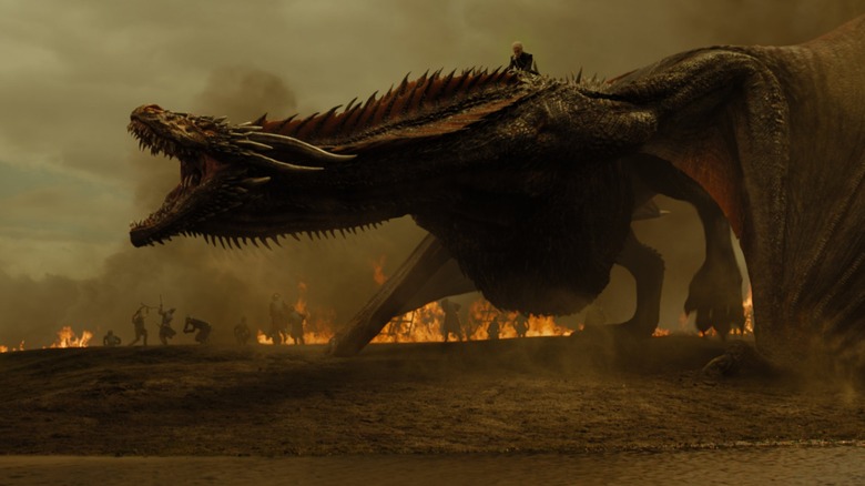 Game of Thrones Dany on her dragon