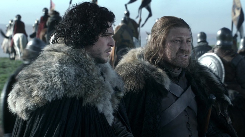 Jon and Ned talking about Jon's mother in Game of Thrones