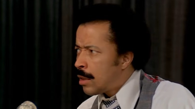 Dawn of the Dead angry behind the microphone