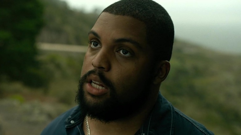 O'Shea Jackson Jr. as Donnie looking alarmed in Den of Thieves 2: Pantera
