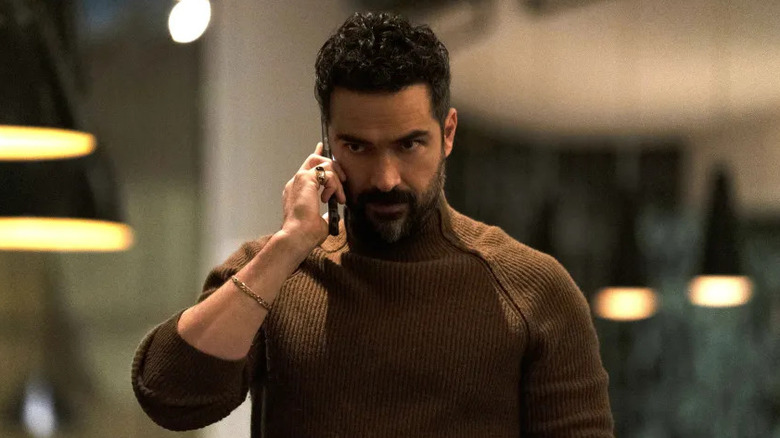 Javi in Ozark, having an intense phone call