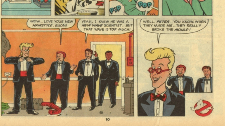 A panel from The Real Ghostbusters #21
