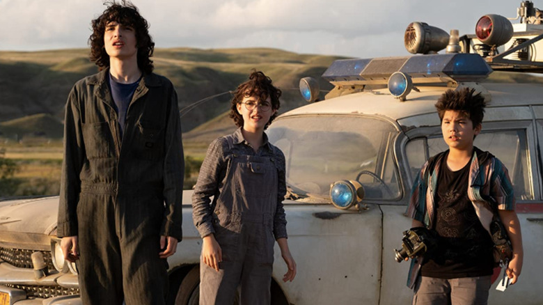 The modern day Ghostbusters of "Ghostbusters: Afterlife"