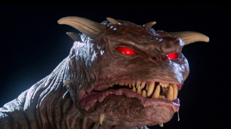 The evil Zuul in "Ghostbusters"