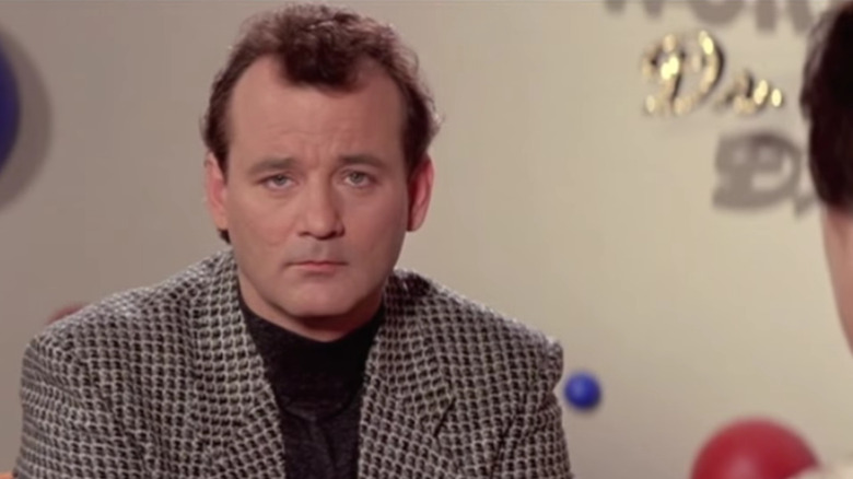Bill Murray staring into camera Ghostbusters II