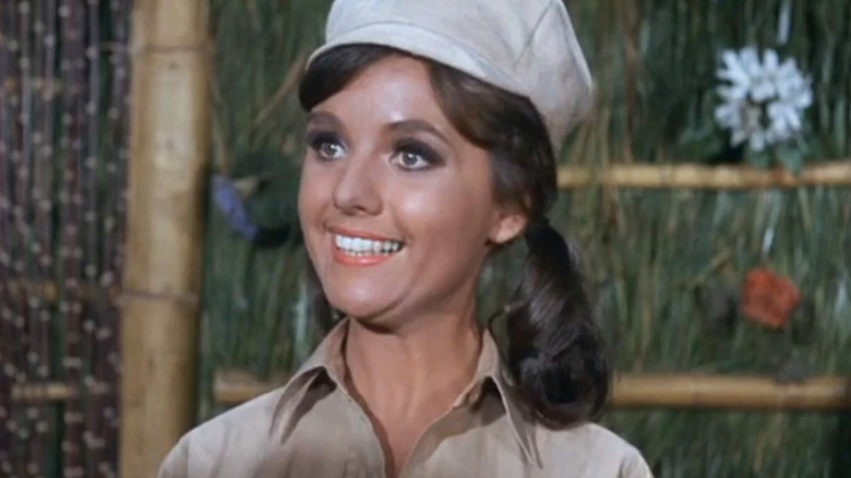 Dawn Wells' Mary Ann Summers smiles in closeup in Gilligan's Island