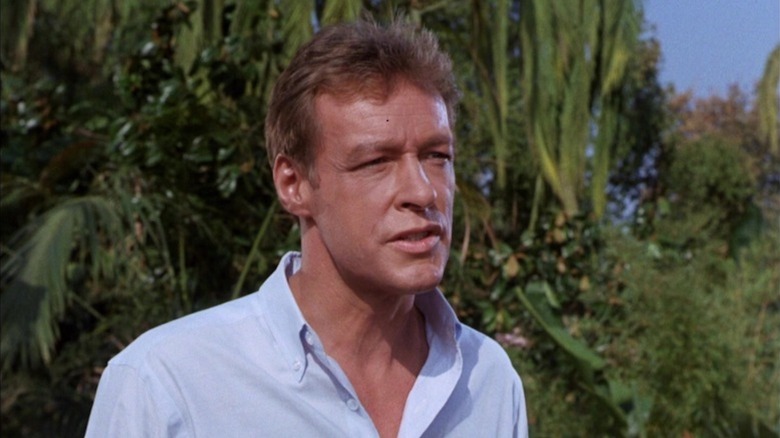 Russell Johnson looks mildly cheesed as Professor Roy Hinkley in Gilligan's Island
