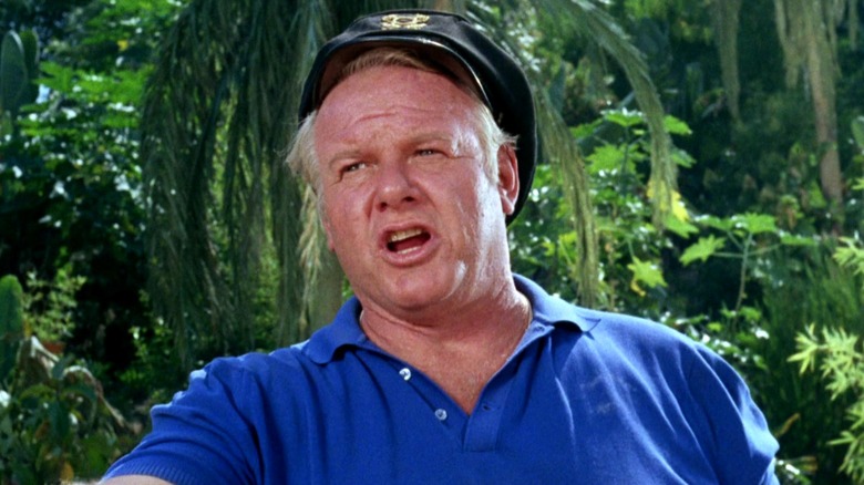 The Skipper on a beach in Gilligan's Island.