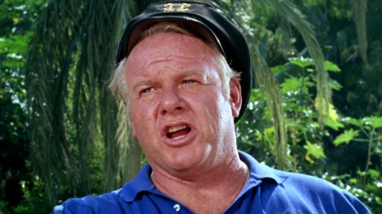 The Skipper on a beach in Gilligan's Island.