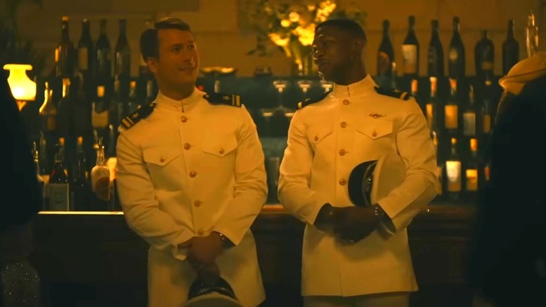 Glen Powell and Jonathan Majors in Devotion
