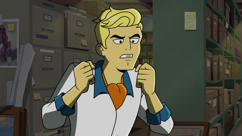 Fred looking angry in Velma