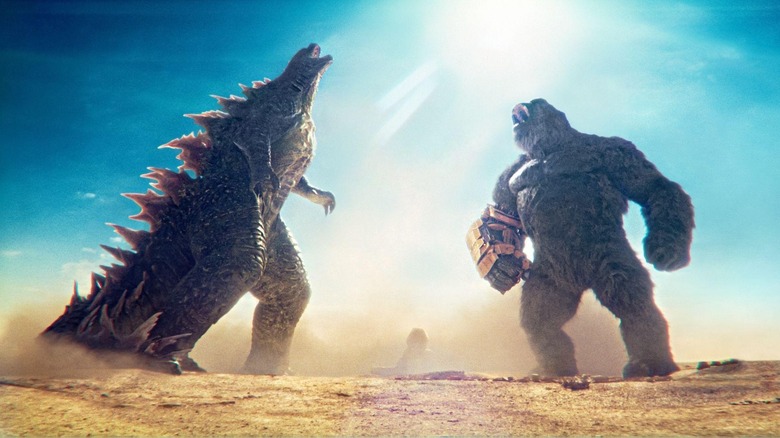 Godzilla x Kong The New Empire Egypt fight 