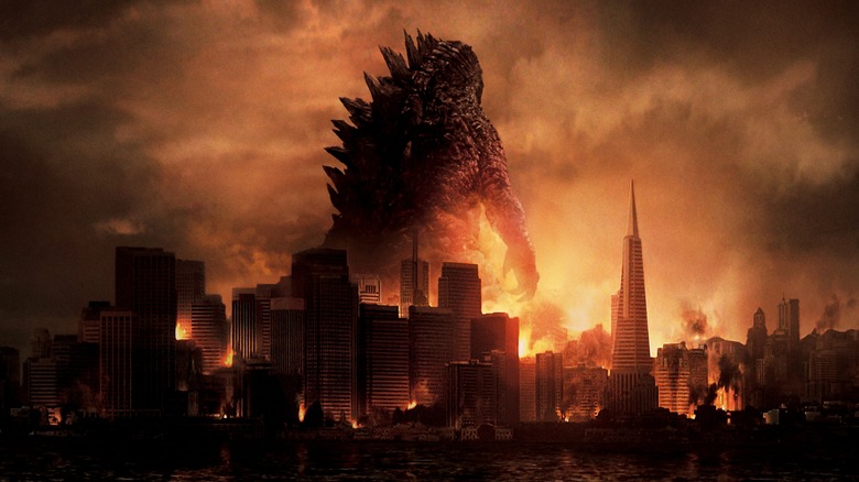 Godzilla 2014 banner poster 