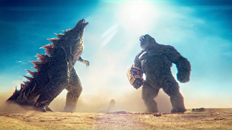 Godzilla x Kong running