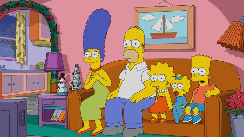 The Simpsons family in The Simpsons