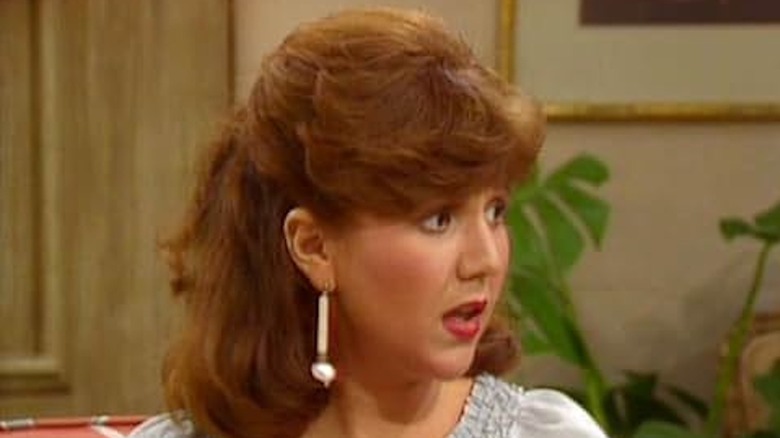 Lisa Jane Persky looks stunned as Kate Griffiths in The Golden Girls