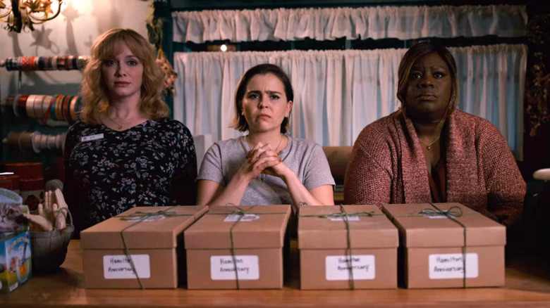 Christina Hendricks, Mae Whitman, and Retta in Good Girls