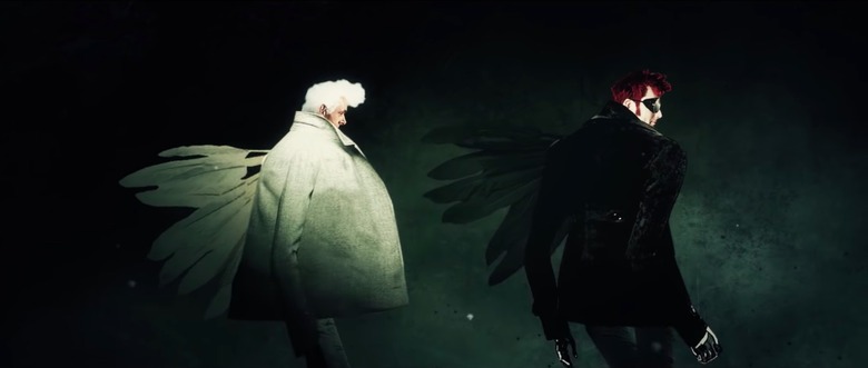 good omens opening credits