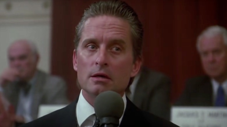 Michael Douglas as Gordon Gekko in Wall Street