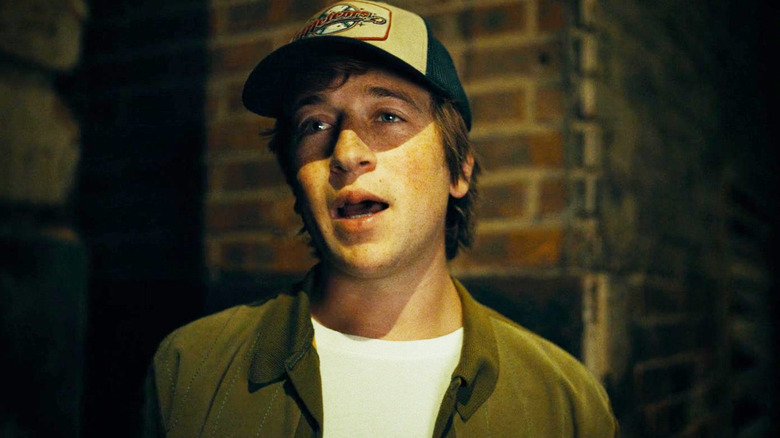 Skyler Gisondo's Jimmy Olsen is seen wearing a cap in Superman.jpg