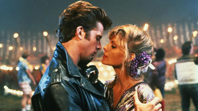 Maxwell Caulfield and Michelle Pfeiffer in Grease 2