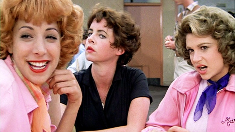Didi Conn, Stockard Channing, and Dinah Manoff in Grease