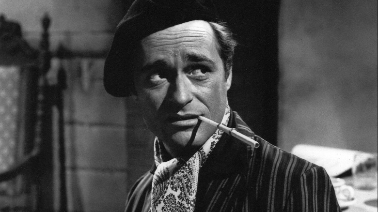 Richard Miller with a cigarette in his mouth in A Bucket of Blood