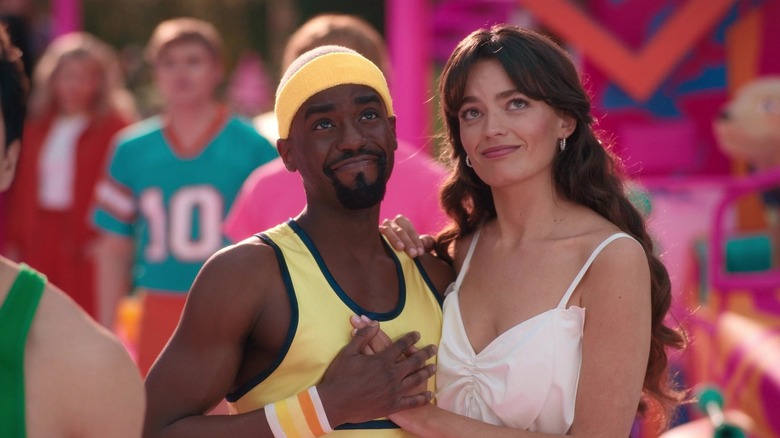 Ncuti Gatwa as Ken and Emma Mackey as Barbie in Barbie