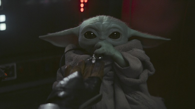 Baby Yoda dark