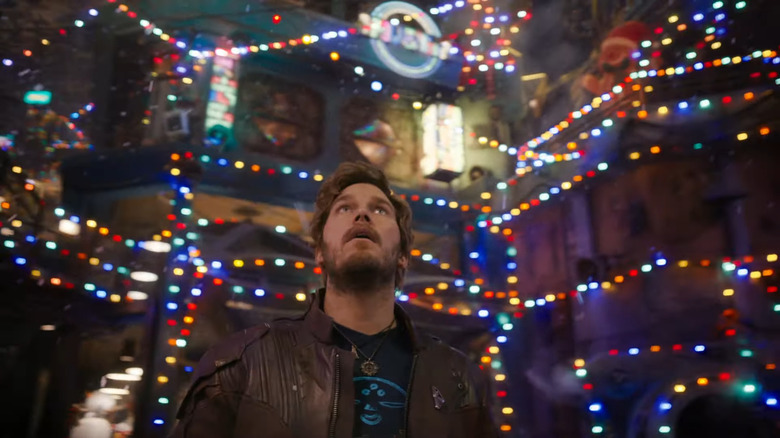 Chris Pratt as Star-Lord in The Guardians of the Galaxy Holiday Special