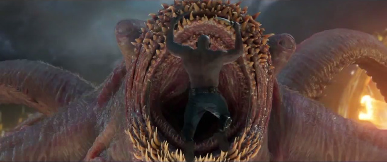 Hide the creature or hide the tech in Guardians of the Galaxy?