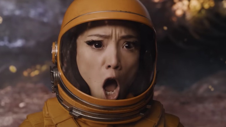 Guardians Galaxy Vol. 3 Mantis Yelling Pom Klementieff