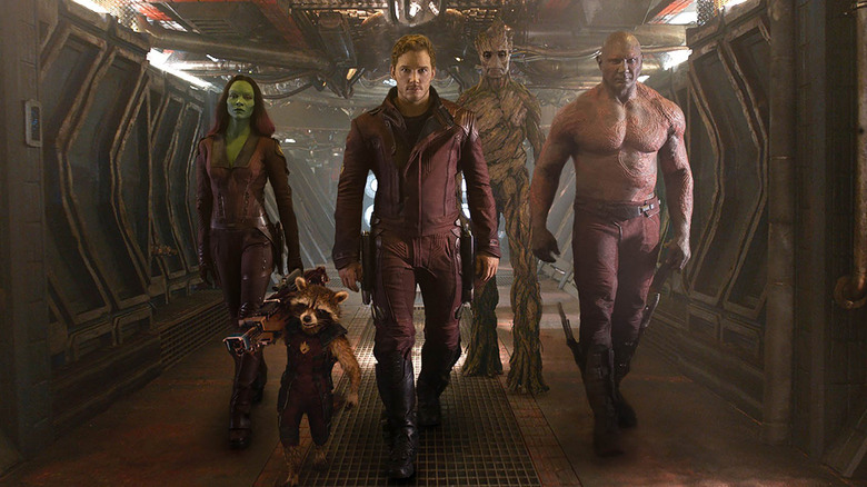 Guardians of the Galaxy team hallway