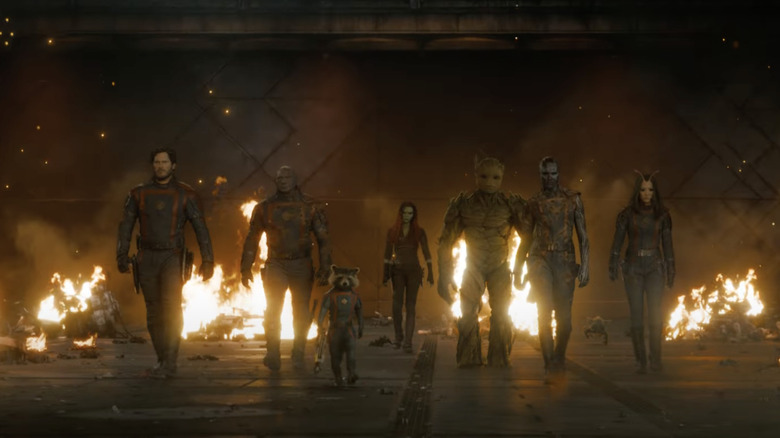 The Guardians of the Galaxy in Guardians of the Galaxy Vol. 3