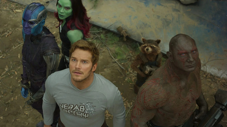 The cast of Guardians of the Galaxy Vol. 2