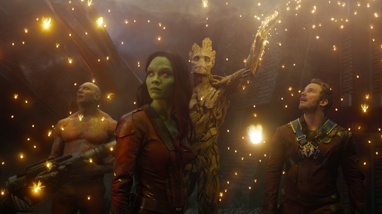 Guardians of the Galaxy glowing