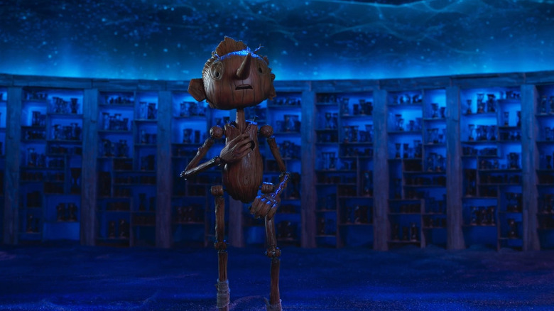 Gregory Mann as Pinocchio in Guillermo del Toro's Pinocchio